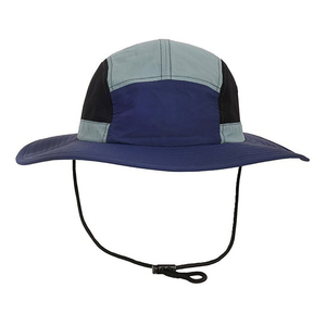 Unisex Outdoor Bucket <b>Hat</b> Solid Color Mesh Breathable Wide Brim Adjustable Strap for Adults Spring Summer Casual Wear - Product Image 2
