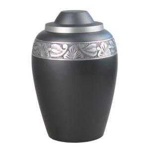 Urne funéraire en laiton doré avec incrustation de nacre pour cendres d'adultes, design traditionnel, fournisseur et grossiste funéraire - Product Image 3