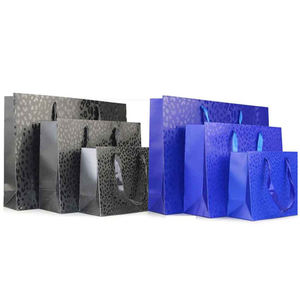 Black Matte Custom Printed Paper Bags with CMYK Printing Luxury Clothing & Gift Packaging Bags Boxit.pk - Product Image 6