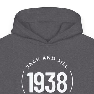 เสื้อฮู้ดเด็ก แจ็คแอนด์จิล 1938 ลายกราฟิก แขนยาว สวมใส่สบาย แบบมีฮู้ด สั่งทำได้ ขายส่งเสื้อผ้าเด็ก - Product Image 3