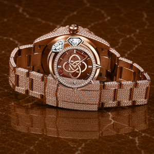 Custom Made Moissanite <b>Diamond</b> <b>Watch</b> Men Luxury Full Stone Setting Wristwatch - Product Image 4