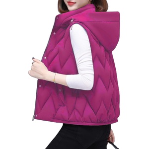 OUTER WEAR Winter <b>Waistcoat</b> New Puffer Vest Jacket Outer Wear Use Best Selling <b>Women's</b> Sleeveless Wholesale Canvas Down Cotton - Product Image 2