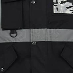 Chaqueta de Seguridad Reflectante Impermeable y Transpirable de Alta Visibilidad, 100% Poliéster, con Paquete de Respirador para Obras de Construcción Industrial - Product Image 6