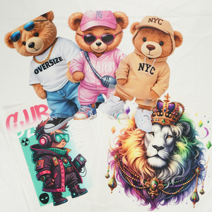 De nombreux motifs : films, dessins animés, animaux, écritures personnalisées, Jésus, transferts DTF fantaisie, numéros, transferts DTF drôles et sarcastiques pour t-shirts - Product Image 4