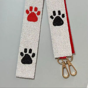 Sac à main tissé perlé dégradé de couleur pour femme, idéal pour l'été - Product Image 1