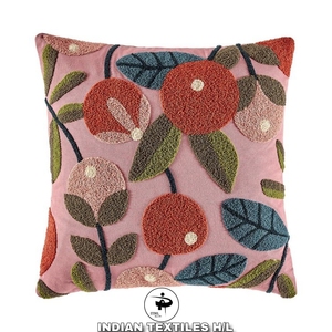 Handmade Indian Cotton Luxury Woven Tufted <b>Sofa</b> Cushion <b>Cover</b> Household Pillow Cases Eco-Friendly Custom OEM Wholesale - Product Image 1