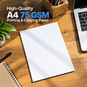 Papier copie blanc A4 75 g/m² pour impression de bureau, photocopie, documents scolaires et fournitures en gros - Product Image 1