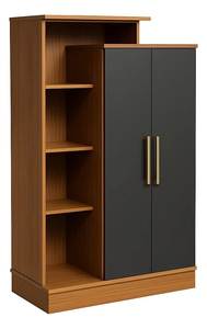 Mueble zapatero moderno de partículas para sala de estar, mueble para zapatos con acabado laminado de papel, almacenamiento práctico para el hogar y la escuela - Product Image 2