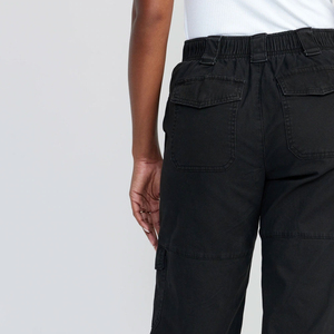 Pantalones Cargo Premium Personalizados para Mujer, Estilo Urbano, de Algodón Twill, con Impresión y Bordado, OEM - Product Image 5
