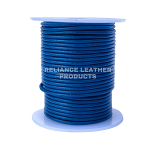 <b>Tan</b> Round Leather Cord Custom Sizes & Colors Premium Full Grain Leather for Jewelry Crafts & DIY Indian OEM ODM Supplier - Product Image 2