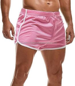 Pantalones Cortos Deportivos para Hombre, con Logotipo Frontal, de Algodón y Elastano, Transpirables, de Secado Rápido, Resistentes al Viento, para Entrenamiento y Gimnasio - Product Image 1