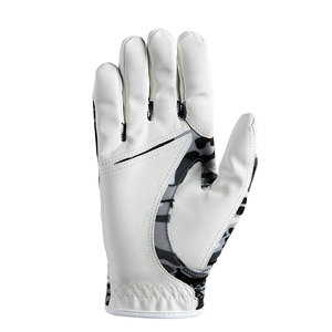 Gants de golf en cuir véritable de qualité supérieure, paume antidérapante, taille unique, unisexe, usage sportif, entièrement en spandex, logo brillant, confort optimal - Product Image 5