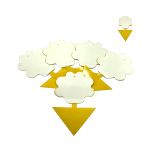 דו צדדי צהוב דביק פלסטיק דביק פירות פלסטיק דביק גינה & שליטה מקורה עם פטרת נמלה חזקה לנמלים & באגים - Product Image 1