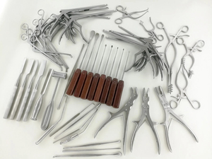 Ensemble d'instruments de laminectomie manuels professionnels en acier inoxydable, 47 pièces, pour la décompression de la colonne vertébrale, chirurgie orthopédique, réutilisable - Product Image 4