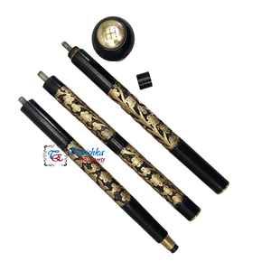 Handmade Electroplated Golden <b>Black</b> Foldable Wooden Aluminum Walking Stick Antique <b>Black</b> <b>Knob</b> Head Handle for Mother's - Product Image 2