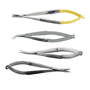 Castroviejo Micro Noyes Tijera de acero Frazier Tubo de succión Manual Conjunto de instrumentos de sutura oftálmica Instrumentos de base quirúrgica - Product Image 3