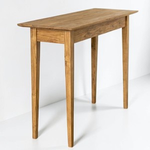 OEM Sustainable Solid Teak Slim <b>Console</b> <b>Table</b> Nordic Wooden Entryway <b>Desk</b> Custom Design Narrow Long Hallway <b>Table</b> For Hotel - Product Image 3