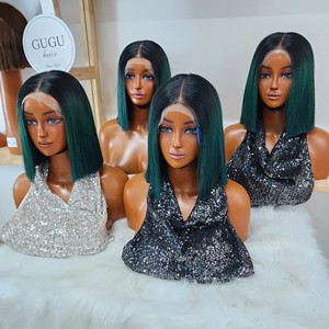 Peluca de Cabello Humano Virgen Vietnamita Liso Largo con Frente de Encaje Doble Trama 5x5 Sin Pegamento con Cierre de Color y Gorra Mediana para Uso en Salón - Product Image 4