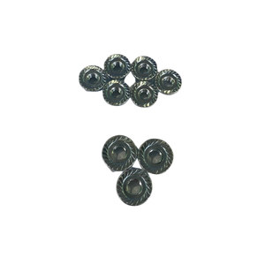 Tuercas hexagonales con brida M6 M8 M10 M12 M14 de acero inoxidable niquelado con dientes, ISO, Vietnam, precio competitivo del fabricante - Product Image 2