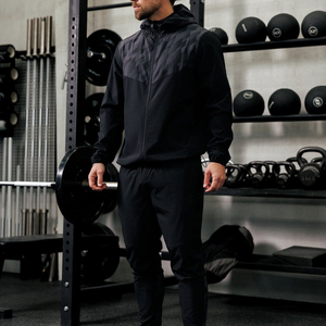 Custom High Quality Casual Jogger Track Pants Washed Cotton Elastic Waistband Men's Wide Leg Sweatpants for Men - Product Image 5