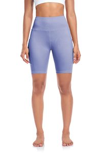 Shorts deportivos de malla de poliéster para mujer, corte relajado, transpirables, cintura elástica, para entrenamiento, correr, gimnasio. - Product Image 5