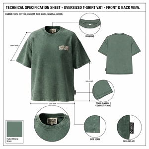 T-shirt surdimensionné personnalisé pour homme, coupe décontractée, en coton délavé, avec logo brodé, style streetwear, fabrication OEM/ODM, marque privée - Product Image 6