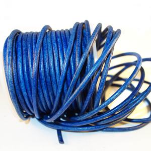 สายหนังกลมวินเทจ (3มม. ถึง10มม.) สำหรับงานฝีมือเครื่องประดับ DIY สำหรับกำไลและสร้อยคอส่วนประกอบพรีเมี่ยม - Product Image 1