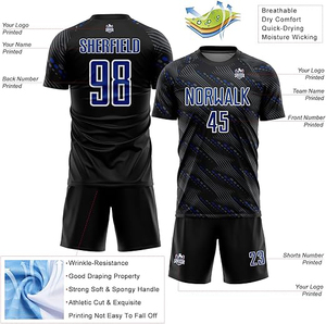 ชุดเสื้อเจอร์ซีย์เล่นกีฬาเสื้อทีมฟุตบอลออกแบบได้ตามต้องการรุ่นใหม่ - Product Image 4