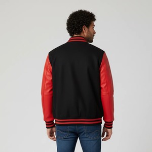 Veste longue de sport en laine bicolore pour homme, coupe-vent, respirante, imperméable, antibactérienne, anti-UV, vêtements décontractés, logo personnalisé - Product Image 5