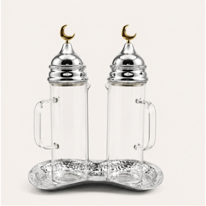 Juego de Botellas de Vidrio para Aceite y Vinagre, Decoración de Cocina de Lujo para Ramadán, Venta al por Mayor, Decoración de Mesa Islámica para Eid Mubarak - Product Image 3