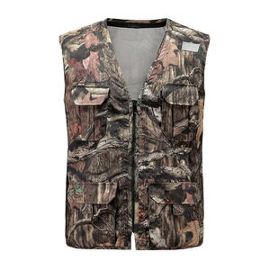 Wholesale Lightweight Breathable Soft Shell Hunting <b>Vest</b> with Tactical Design Multiple Pockets Custom Logo Print Options - Product Image 1