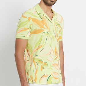 Chemises pour hommes entièrement personnalisées, durables, confortables, en tissu de qualité supérieure, meilleur prix, imprimées par transfert thermique, polyester/coton, séchage rapide, manches courtes - Product Image 4