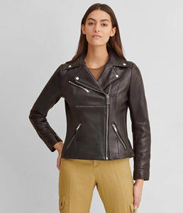 แจ็กเก็ตหนังแท้สำหรับผู้หญิงเสื้อผ้าแนวสตรีทผ้าแคนวาสแฟชั่นสำหรับฤดูหนาว - Product Image 3