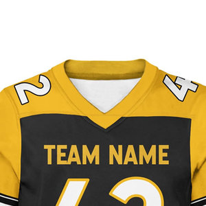 Camiseta de Fútbol Americano para Hombre, Uniforme Deportivo Personalizado para Equipo, de Secado Rápido y Transpirable, en Poliéster, Fabricante y Proveedor al por Mayor - Product Image 6