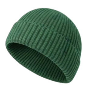 Bonnet en tricot acrylique personnalisé avec logo, chaud pour l'hiver, à revers, unisexe, avec patch brodé, vente en gros, commande en vrac, marque privée, OEM - Product Image 1