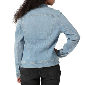 Veste en jean pour femme de haute qualité à prix raisonnable, 100% coton, faible MOQ - Product Image 2