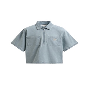 T-shirt personnalisé pour homme en mélange de coton tricoté, manches courtes, coupe ajustée, décontracté, pour le golf, respirant, qualité supérieure, uni sur le devant - Product Image 5