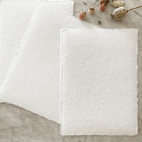 Feuilles de papier faites à la main sur mesure A4 A5 pour invitations de mariage, papeterie pour annonces de cérémonie, décoration d'événements et artisanat