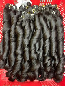 มัดผมฟันเด้งและเด้งผมคนผมบริสุทธิ์สำหรับต่อผม100% เรมี่ขายส่ง - Product Image 5