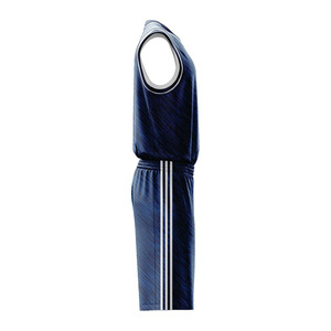 Uniforme de Baloncesto Sublimado Personalizado, Sin Mangas, Cuello en V, Absorbente de Humedad, Conjunto de Jersey Unisex para Adultos, Nombre del Equipo - Product Image 5