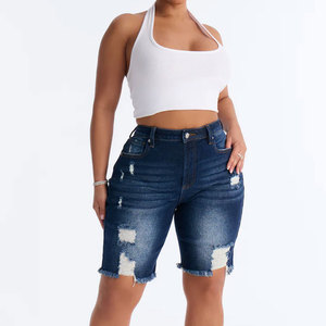 Ropa de Mujer, Jeans, Shorts de Mezclilla con Perlas, Shorts de Mezclilla de Moda para Verano, Pantalones Cortos de Mezclilla con Diamantes, Shorts Casuales de Mezclilla para Mujer - Product Image 5