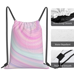 Sacs à cordon légers personnalisés avec contraste de couleurs, service OEM, vente en gros, meilleurs sacs à cordon design - Product Image 4