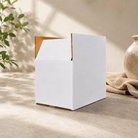 Boîte d'expédition en carton ondulé blanc |   Emballage en carton personnalisé pour l'emballage de cadeaux, le commerce électronique, le déménagement, le stockage, la livraison