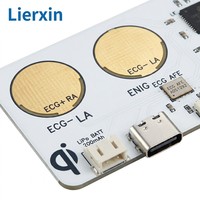 Montre connectée médicale ultra-fine avec base en aluminium, moniteur de fréquence cardiaque ECG, PCB PPG SpO2, suivi de santé, surface ENIG