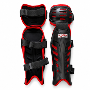 Espinilleras de Hockey sobre Hielo IBERIA Premium |   Espinilleras Protectoras Personalizadas con Protección Contra Impactos, Diseño Transpirable y Correas Ajustables (Resistentes) - Product Image 2