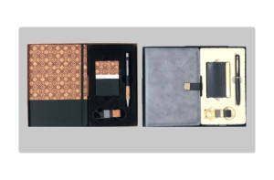 Set de Regalo Empresarial de Cuero de Lujo con Logotipo Personalizado, Caja de Regalo, Diario Personalizado con Grabado, Bolígrafo Elegante - Product Image 5
