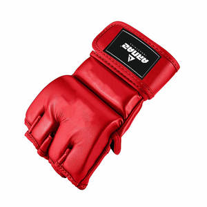 Guantes de MMA Premium con Diseño de Dedos Abiertos y Acolchado de Alta Densidad para Golpear, Luchar y Entrenamiento - Product Image 4