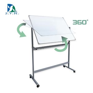 Pizarra blanca móvil de metal de doble cara reversible SYH con ruedas - Product Image 2