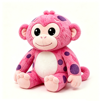 Peluche singe en peluche, jouet en peluche 31cm-50cm, singe en peluche doux unisexe pour enfants de 2 à 4 ans