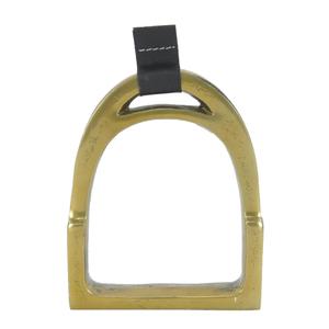 Accesorios para el Hogar, Decorativos, de Lujo, Estribos Metálicos de Equitación Inglesa, Hechos a Mano, Estribos Dorados con Forma de Caballo, Artículos Ecuestres - Product Image 4
